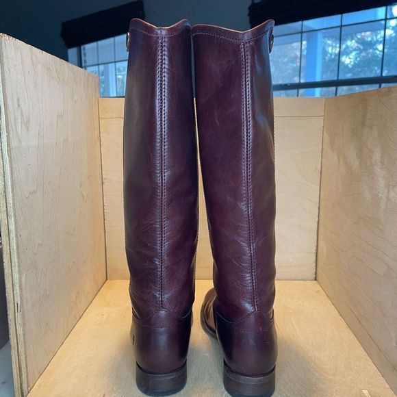 FRYE Melissa Button 2 Redwood Boots - Picture 5 of 11